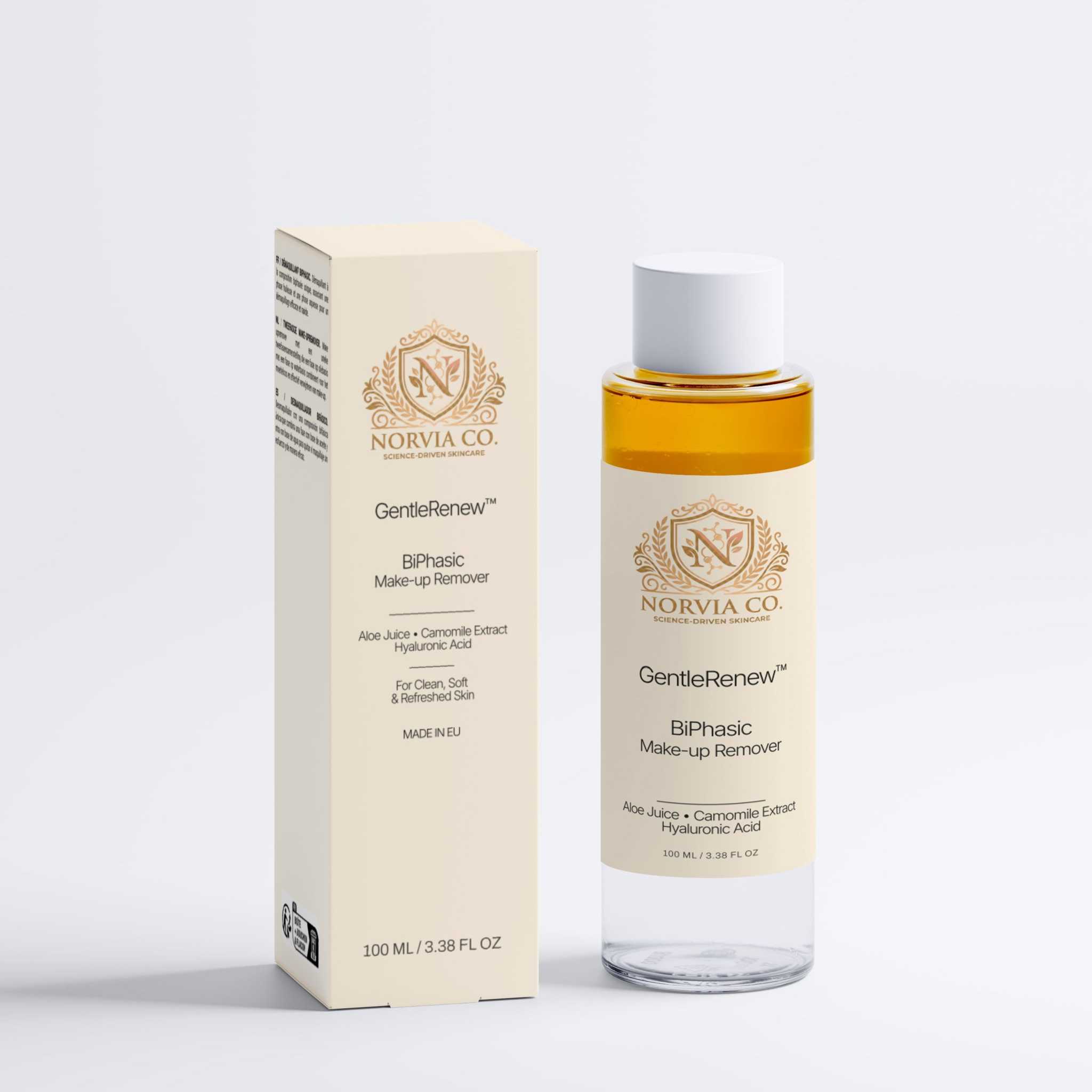 Biphasic Makeup Remover with Aloe Juice & Chamomile | Norvia Co