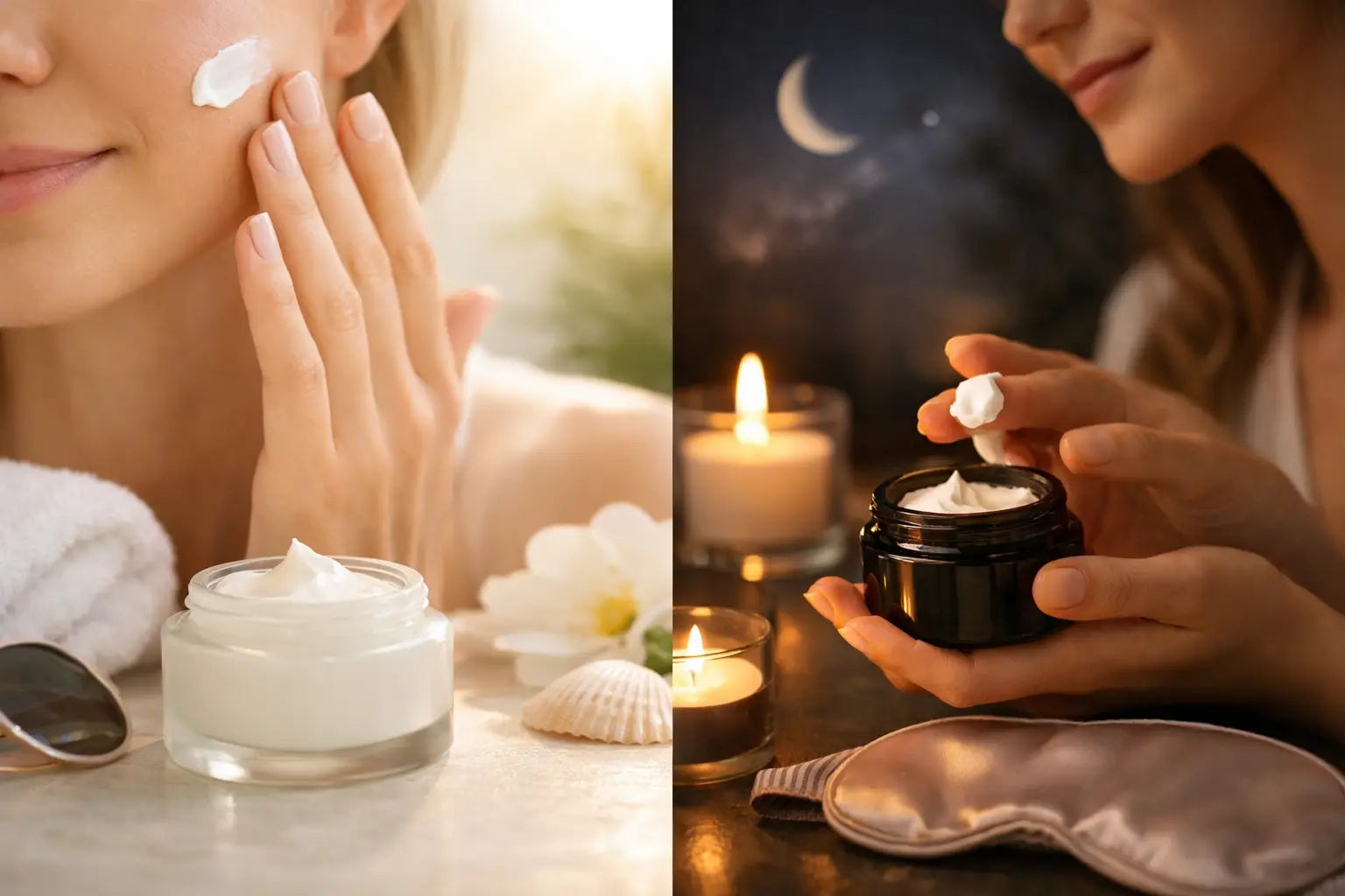 Day Cream vs Night Cream Benefits Explained