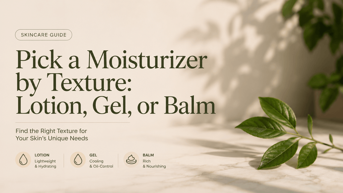 Pick a Moisturizer by Texture: Lotion, Gel, or Balm