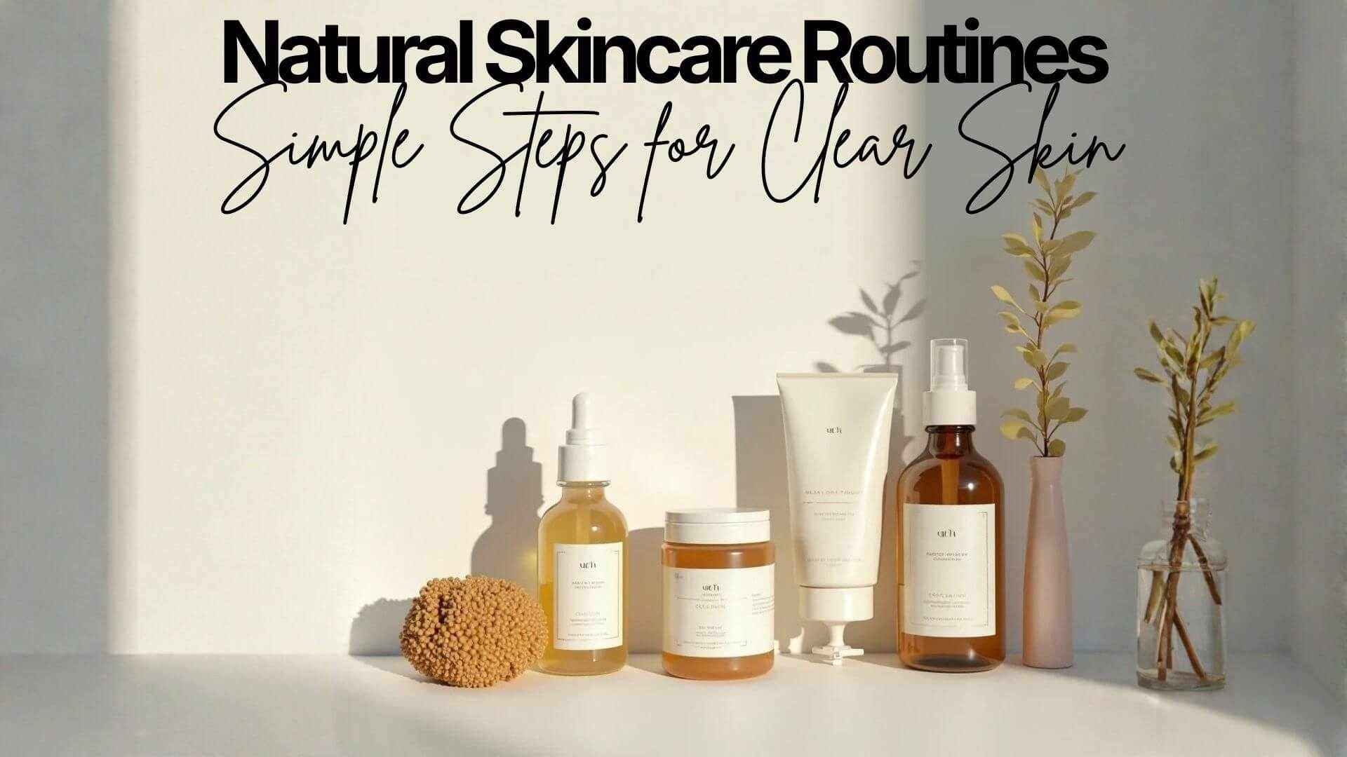 Natural Skincare Routines Simple Steps for Clear Skin – Norvia Co ...