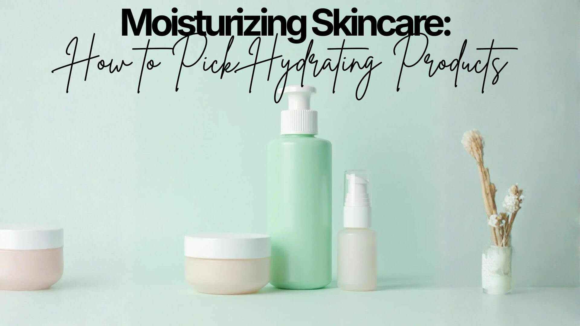 Moisturizing Skincare Products - Moisturizing Skincare: How to Pick Hydrating Products