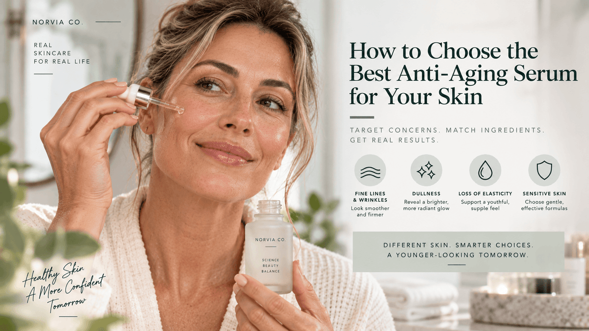 Best anti-aging serum for your skin — vitamin C, peptides, and retinol alternatives compared