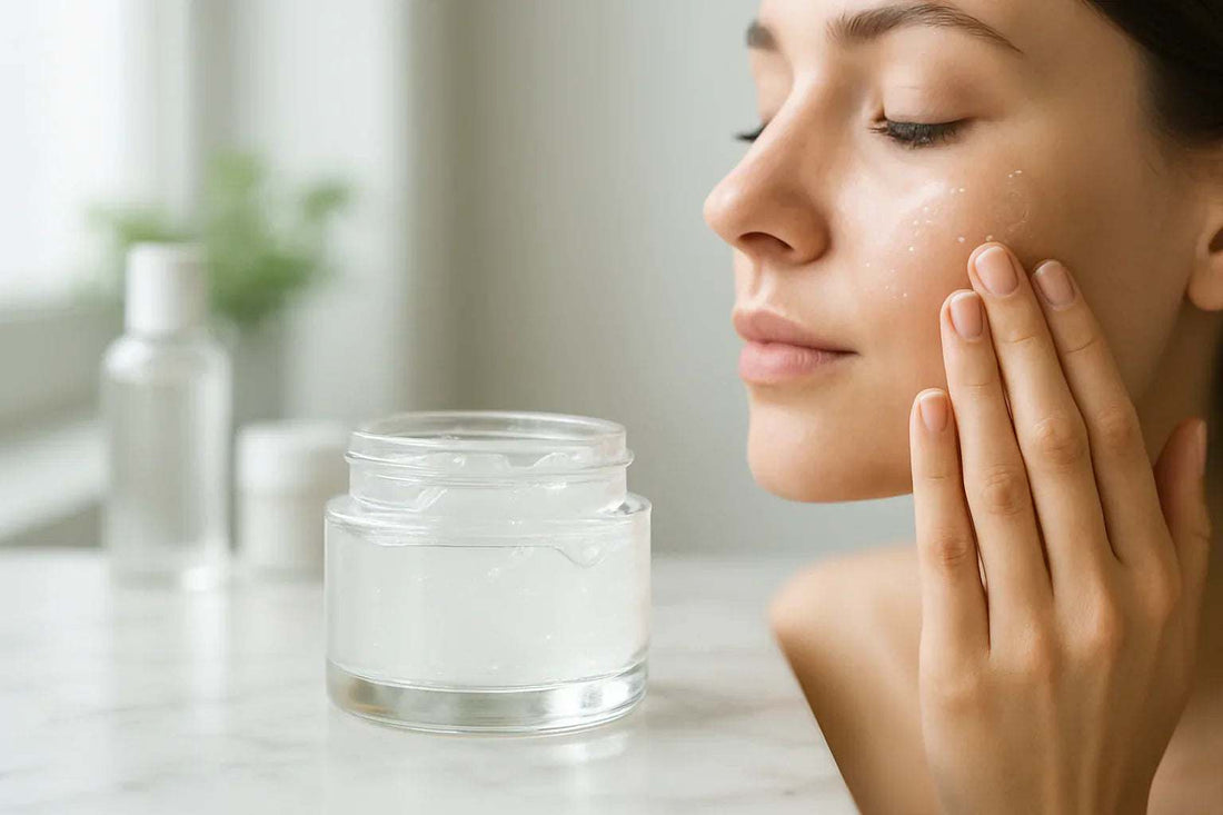 Norvia Co Niacinamide Gel Moisturizer bottle for smooth, balanced skin with 5% niacinamide