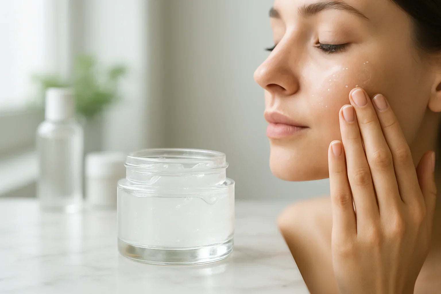 Norvia Co Niacinamide Gel Moisturizer bottle for smooth, balanced skin with 5% niacinamide