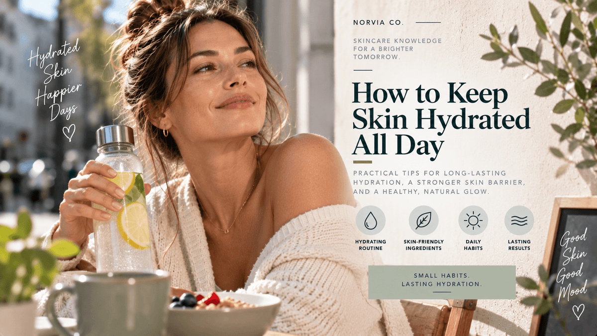 How to keep skin hydrated all day — routine and tips