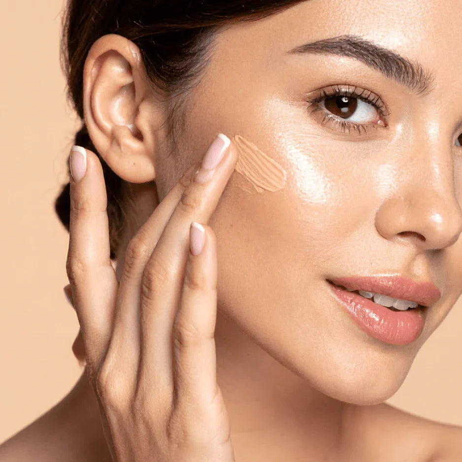  smooth, even-looking base with complexion products designed to enhance your natural beauty 
