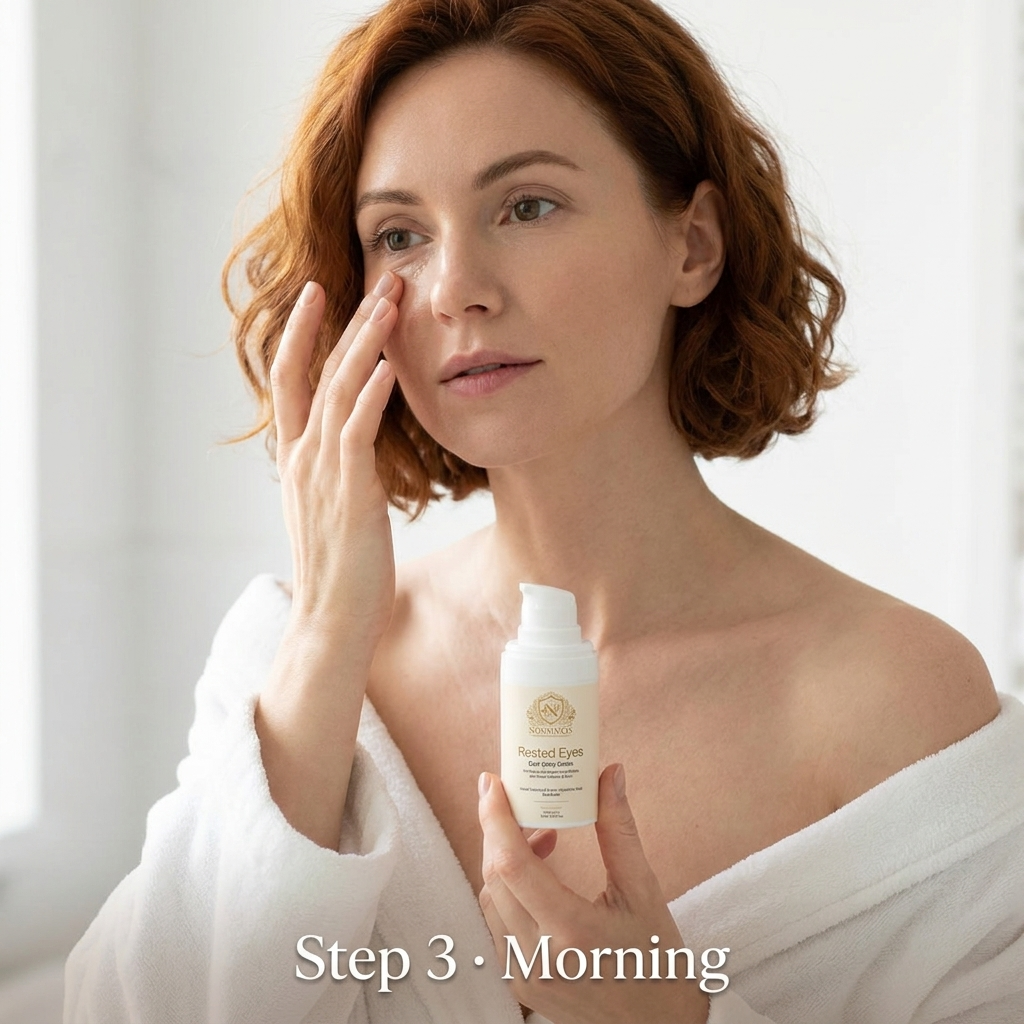 Morning routine step 3: Rested Eyes Dark Circle Cream