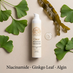Clear Niacinamide Gel with ginkgo leaves and kelp seaweed
