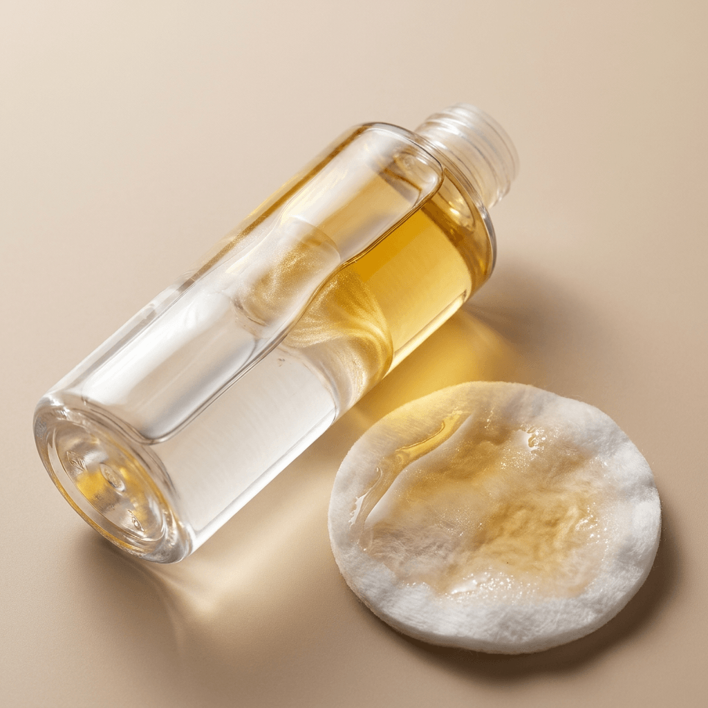 GentleRenew Biphasic Make-up Remover bottle showing dual-phase formula for gentle daily cleansing and hydration