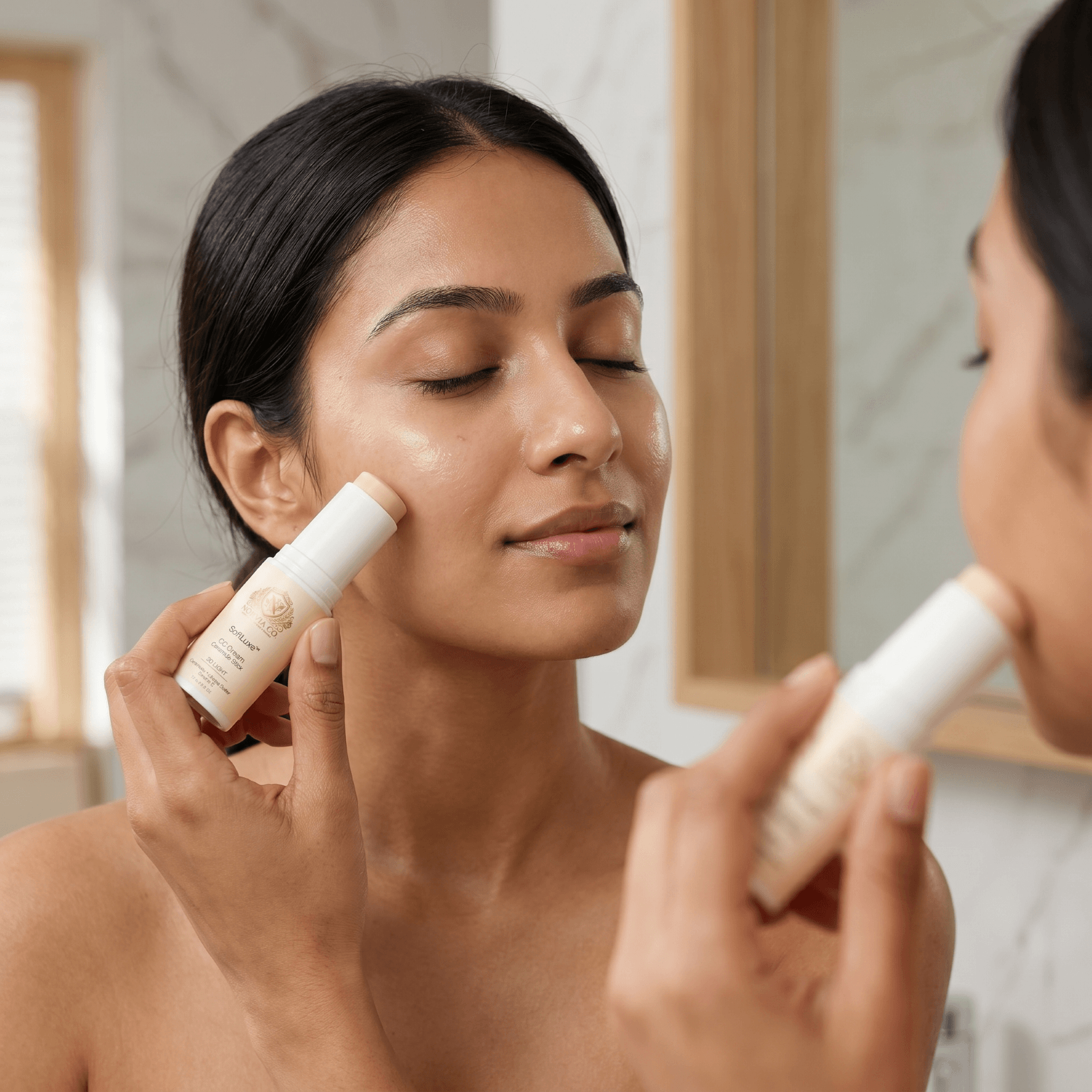 SoftLuxe CC Cream Ceramide Stick for lightweight hydration and natural coverage
