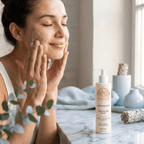 GentleRenew Clarifying Gel Cleanser bottle with aloe-based formula for balanced, fresh skin