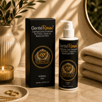 GentleRenew Clarifying Gel Cleanser bottle with aloe ingredients for balanced skin and impurity removal