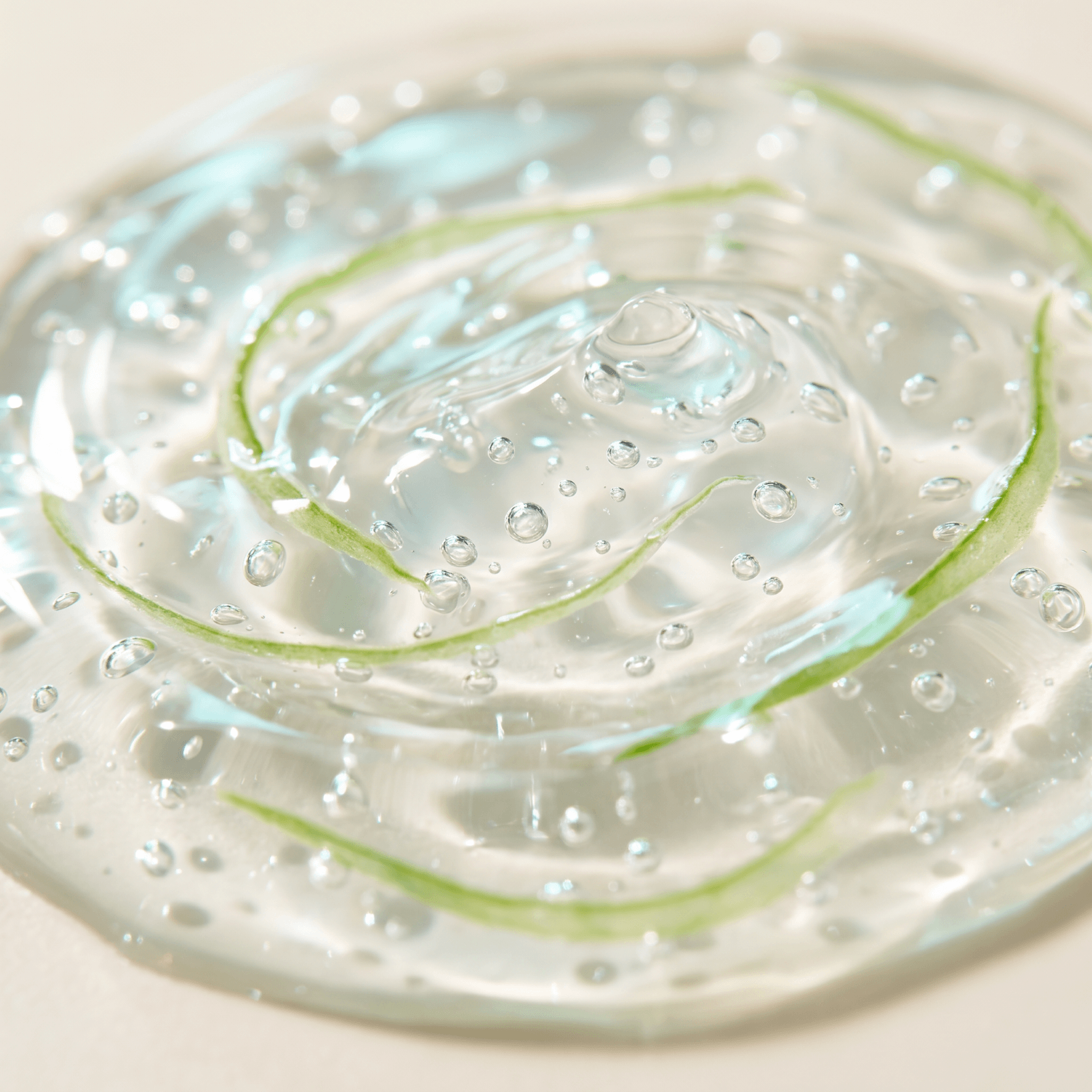 Double Hydration Gel with Hyaluronic Acid for deep skin hydration and plumping