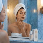 Double Hydration Gel with Hyaluronic Acid for deep skin hydration and plumping