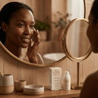 GentleRenew™ Eye Cream for Dark Circles tube with hydrating ceramides for smoother under-eye skin