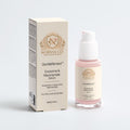 Norvina Co. skincare serum bottle and box on a light gray background