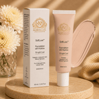 SoftLuxe™ Foundation with Peptides providing lightweight, buildable coverage with a natural, semi-matte finish