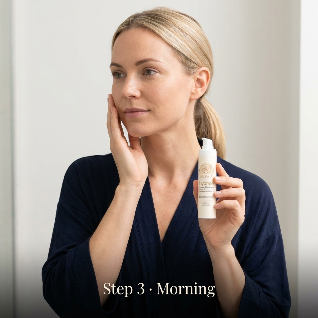 Step 3 morning: Norvia Co. Hydrate Plumping Day Cream