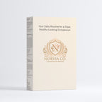 Norvia Co. skincare product packaging on a white background