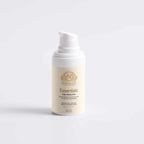 Daily Moisturizer for Dry Skin in a cream-colored bottle with a white pump and gold-toned label