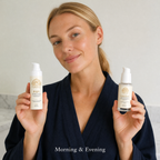 Morning and evening routine with the Norvia Co. Even Tone Routine Set