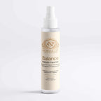 Facial Mist for Dry Skin in a slim cream bottle with a white spray nozzle and gold Norvia Balance label