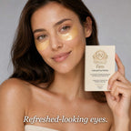 Woman wearing Firm Hydrogel Eye Patches – Refreshed-looking eyes