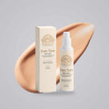 Kojic Acid Cream in a white pump bottle beside a matching cream box, both with elegant gold branding.