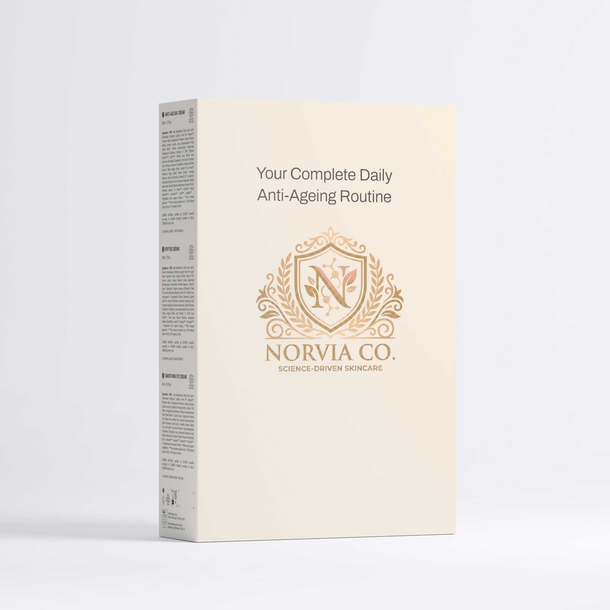 GentleRenew™ skincare routine set for anti-aging with serum, eye cream, and day cream