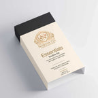 Skin Care Routine Kit in a cream and black cardboard box with gold Norvia branding and Essentials Routine Set label