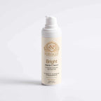 Vitamin C Serum in a cream-colored cylindrical pump bottle with a white dispenser and gold Norvia label